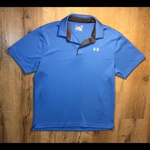 UNDER ARMOUR Blue Polo